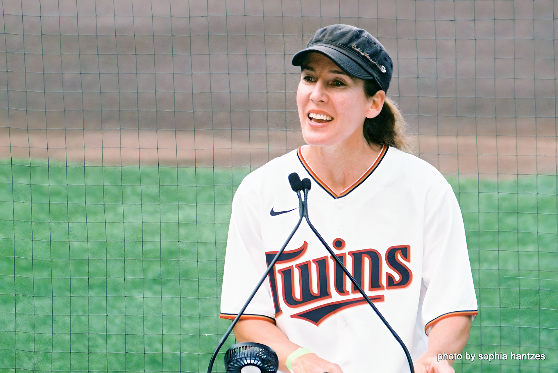 Ila Borders pitches for the St. Paul Saints